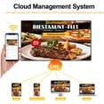 thumbnail image 2 of 32 " Digital Signage Display, 700nits Menu Displays, Indoor Floor Standing Display, LCD Advertising Display, CMS Remote Publishing, U-Disk Plug & Play, APP, Android OS, HDMI in, 2 of 8