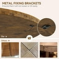 thumbnail image 3 of 47" Round Dining Table for 4-6 - Modern Wooden Kitchen Table w/300lb Capacity, Adjustable Anti-Slip Legs, 3 of 8