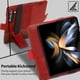 thumbnail image 3 of Funda de teléfono KeziHome de piel auténtica tipo cartera para Samsung Z Fold 6, 3 of 7