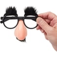 thumbnail image 3 of Juego de 3 gafas de disfraz divertidas, nariz con bigote, recuerdos de fiesta de cumpleaños JAMW Sencillez, 3 of 5