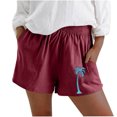 thumbnail image 1 of Wyzesi Workout Shorts with Pockets for Women Sweat Shorts for Women Summer Beach Casual Drawstring Shorts Running Short Workout Shorts with Pockets Pants for Women, 1 of 4