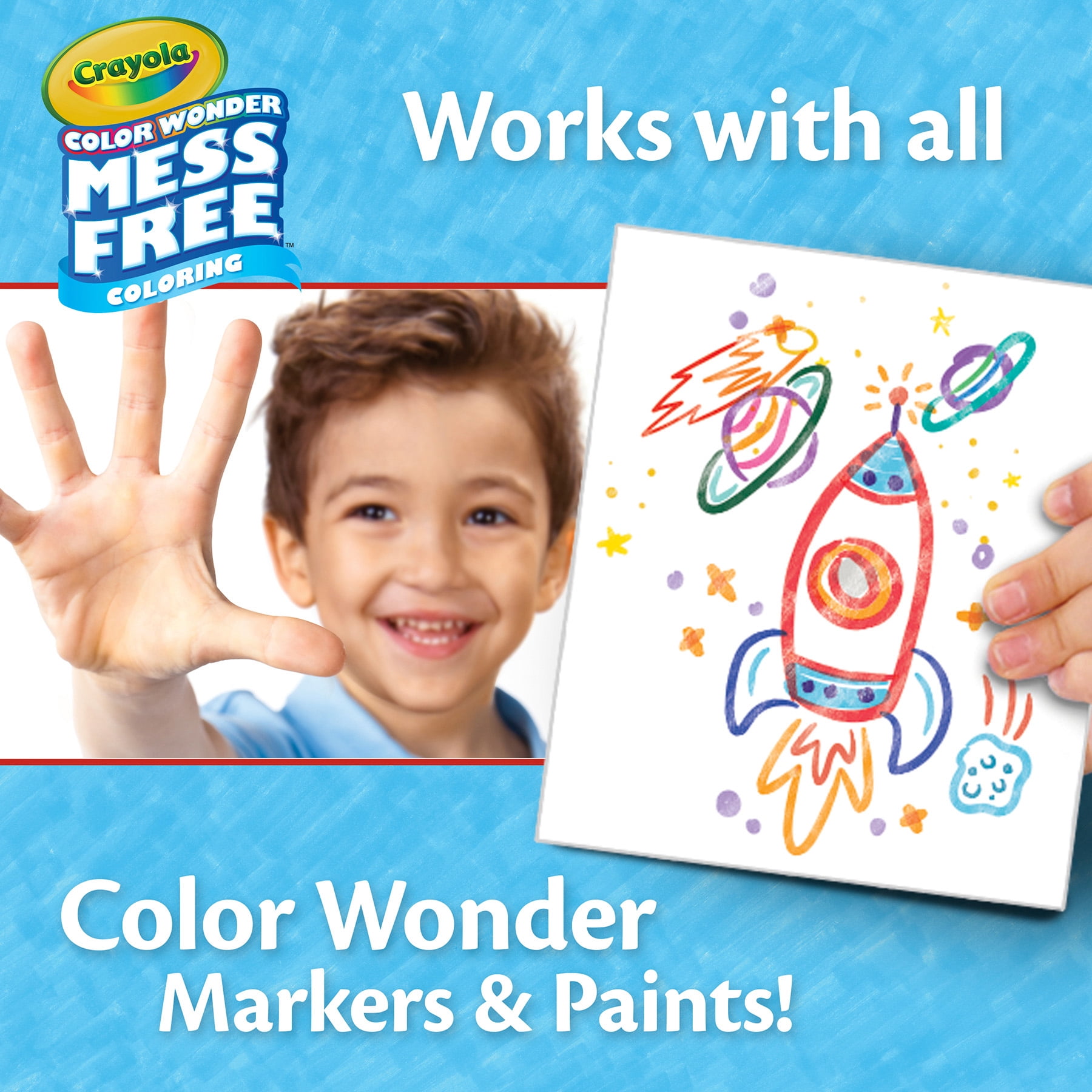 Crayola Color Wonder Blank Coloring Pages, 50 Per Pack, 2 Packs