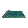 thumbnail image 2 of Ahgly Company Indoor Rectangle Abstract Turquoise Blue Modern Area Rugs, 3' x 5', 2 of 4