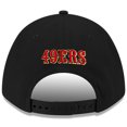 thumbnail image 4 of Men's New Era  Black San Francisco 49ers 2025 Rivalries Collection Team 9FORTY M-Crown Adjustable Hat, 4 of 4
