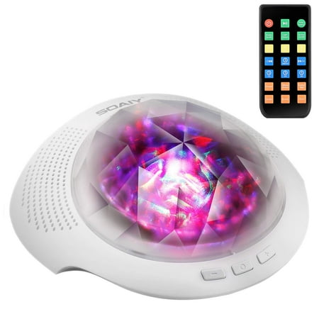 Soaiy Aurora Night Light Sound Machine Baby Projector Light