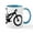 White/Blue Inside, variant on CafePress - Black Mountain Bike Bicycle Mug - 11 oz Ceramic Mug - Novelty Coffee Tea Cup