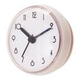thumbnail image 4 of twisto Wall Clock Bathroom Shower Silent Waterproof Suction Cup Round Hanging Countertop Timepiece PP PVC Material Suitable for Home Decor Toilet Kitchen Living Room Cabinet Restroom Pool white, 4 of 8