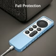 thumbnail image 3 of Fintie Protective Case For Apple TV Siri Remote 2021 - Honey Comb Lightweight Anti Slip Shockproof Silicone Cover For Apple TV 4K / HD Siri Remote Controller (2nd Generation), 3 of 8
