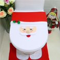 thumbnail image 2 of Inteprter Patrón navideño a prueba de moho, impermeable, cubierta de asiento de inodoro para baño, almohadilla para pies y juego de cubierta de tanque Kits de decoración para fiestas No.1 Inteprter HA047121-01, 2 of 6