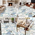 thumbnail image 5 of Blue White Porcelain Area Rugs 6'x9', Washable Small Throw Rugs for Kitchen Dining room, Traditional Oriental Chinese Art Indoor Outdoor Rug Non-Slip Low Pile Carpet Runner Reversible Floor Mats, 5 of 8