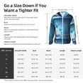 thumbnail image 5 of Uemuo Butterflies And Waterlily In Water Pattern Women's Full Zip UPF 50+ Sun Protection Hoodie Jacket Long Sleeve Sun Shirt Hiking Outdoor Performance with Pockets-Medium, 5 of 9