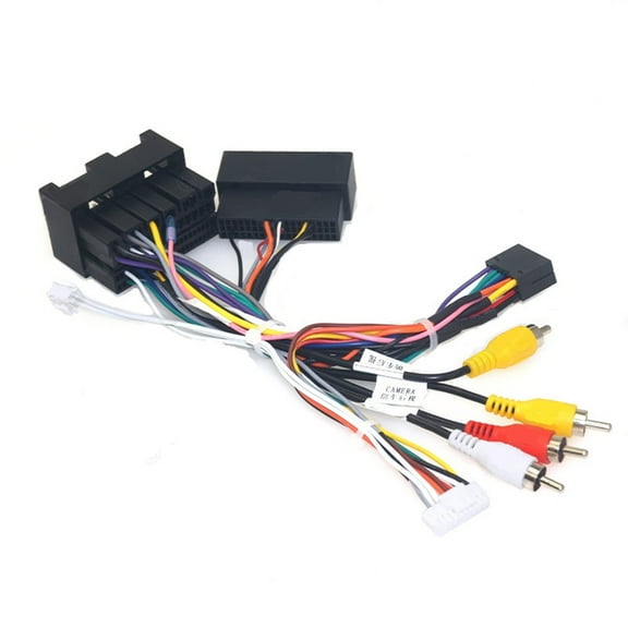 Car 16Pin Stereo Audio Wiring Harness W/ Canbus Box For Ford Focus Escape Ranger