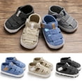 thumbnail image 3 of Seyurigaoka Summer Baby Girl Boy Kids Sandals Anti-Slip Crib Shoes Soft Sole Prewalkers Cute, 3 of 7