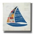 thumbnail image 1 of Epic Graffiti 'Nautical Collage IV on Newsprint' by Courtney Prahl, Canvas Wall Art, 12"x12", 1 of 2