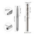 thumbnail image 2 of Uxcell M6 x 1.5 H2 Straight Flute Thread Tap 4.5mm Drill Bit Set High Speed Steel, 2 of 6
