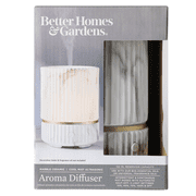 Better Homes & Gardens Ultrasonic Cool Mist Oil Diffuser, Marble, 150 mL