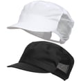thumbnail image 7 of Jiibva Cloth Work Hat Chic Food Service Work Wear Cooking Hygienic Cap Smoke-proof Dust Breathable Mesh Chef Hat Hotel Restaurants, 7 of 7