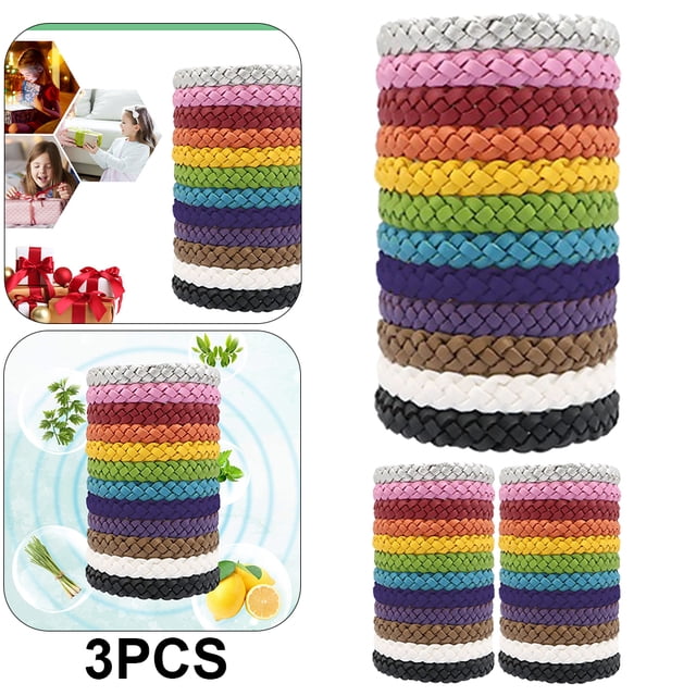 Banda Repelente Insectos 12 Piezas Longitud Ajustable para Adultos Y (SETB)
