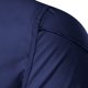 thumbnail image 4 of Camisas Oversize Hombre Camisa de manga larga para hombre Diseño Sense Grid Line Diseño Casual Color sólido (Navy, XXL), 4 of 6