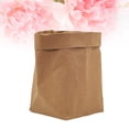 thumbnail image 2 of Washable Kraft Paper Container Reusable Paper Bag Organizer Flowerpot Planter Bags Cover for Decoration and Storage - L, 2 of 8