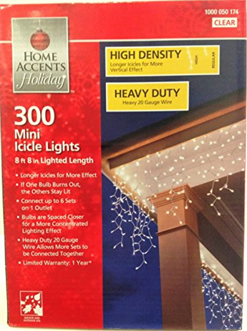 Home Accents Holiday 300 Mini Icicle Lights