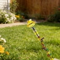 thumbnail image 5 of Fairy Wand Beaded Garden Stakes, Bee Garden Stakes Fairy Wand DIY Beaded Stakes, Garden Decor Includes Crystal Stopper Top, Bee Pendant, for Craft Supply, Outdoor Decorations, Yellow, 5 of 7
