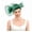 green, variant on 1‑piece JINXI Headwear Series Elegant‑curved Mesh Hat, Head Accessory for Parties and Formal Occasions