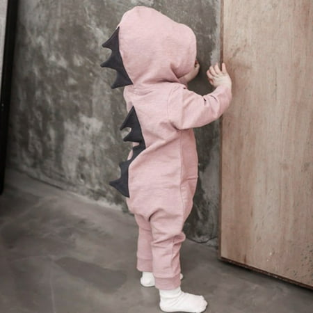

RPVATI Baby Unisex Dinosaur Romper Long-Sleeve Patchwork Romper Infant Summer Full Bodysuit