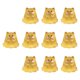 thumbnail image 1 of 10 mini estatuas de resina luminosas, suministros para vacaciones, esculturas de animales en miniatura para 25 x 22 cm, 1 of 9