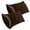 Brown, variant on NSESSHome 2Pcs Satin Pillowcase for Hair and Skin Queen, Silky Pillowcase with Envelope Closure, Similar to Silk Pillow Cases, Gifts for Women Men, 20x25 Inches
