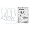 Cuadros Decorativos 2 uds sellos transparentes de silicona DIY + troquel de corte para álbum (MS-685) JShteea Nuevos Originales