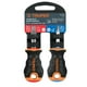 thumbnail image 2 of Juego de 2 desarmadores 3/16x4 mango comfort grip Truper Truper JDT-2B, 2 of 2