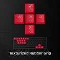 thumbnail image 1 of Capas de goma Hyperx - Kit de accesorios de juegos, 19 teclas, diseño inglés (EE. UU.), Rojo HyperX HyperX Rubber Keycaps, 1 of 2