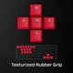 thumbnail image 1 of Capas de goma Hyperx - Kit de accesorios de juegos, 19 teclas, diseño inglés (EE. UU.), Rojo HyperX HyperX Rubber Keycaps, 1 of 2