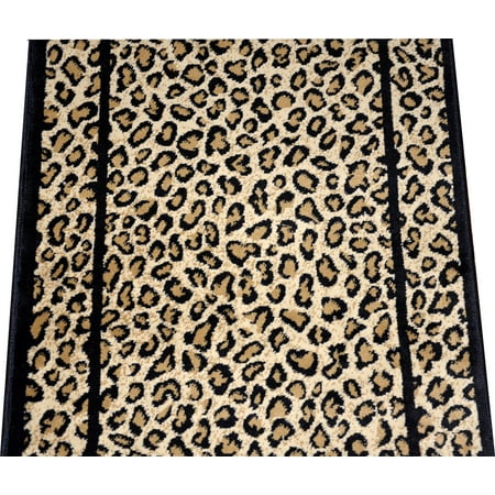 Dean Cheetah Carpet Rug Hallway Stair Runner - Custom Lengths - Purchase by the Linear