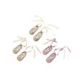 thumbnail image 4 of Kmbangi Kids Princess Shoes, Solid Color Soft Sole Footwear with Ribbon, 4 of 4