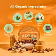 ALOHA, Plant Based Protein Mini Bars, Peanut Butter Chocolate Chip (Pack of 20)