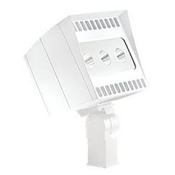 RAB Lighting EZFLOOD 78W Cool LED Spotlight Slipfitter Mount White