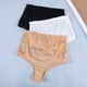 thumbnail image 3 of Gibobby Conjunto de lencería de encaje Día de San Valentín Día de San Valentín Bragas sexis para mujer, ropa moldeadora de cintura alta de primavera, pantalones cortos, r(Negro, G), 3 of 4