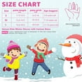 thumbnail image 5 of ThxToms Kids Warm Gloves Winter Waterproof Snow Gloves for Outdoor Sports, Toddler Bulky Ski Gloves for Boys Girls,Watermelon Red,L, 5 of 6