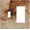 Rustic Natural Wood Slice With Growth Rings Print, variant on Travertine Mosaic Marble Beige Light Switch Cover, 1 Toggle 1 Rocker Combination, Wall Plate