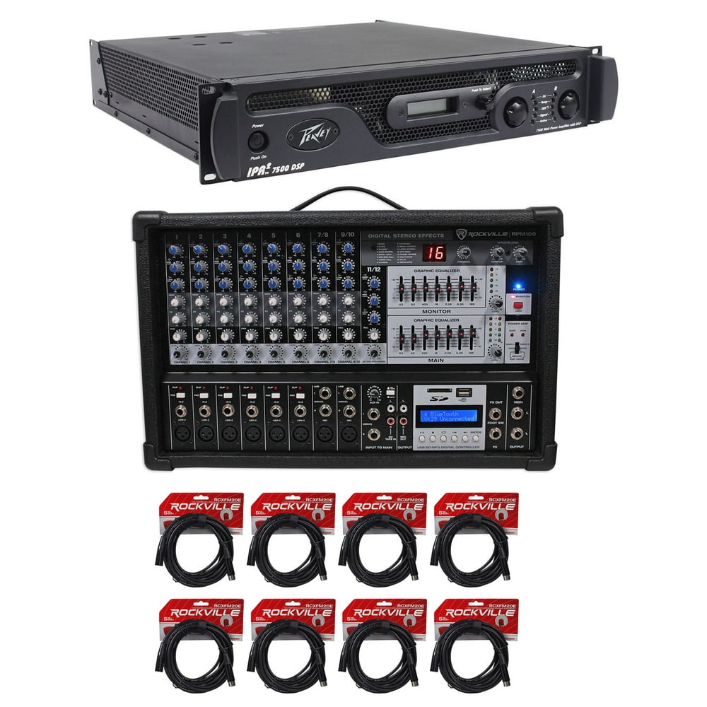 Peavey IPR2 7500 DSP 7500w Power Amp w/EQ,Crossover, Delay Settings