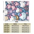 thumbnail image 2 of Hello Kitty Blanket, Super Soft Throw Blanket, Cozy Flannel Blankets For Boys Girls, Warm Blankets For Couch Sofa Bed, 80"X60", 2 of 9