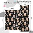thumbnail image 5 of Highland Cow and Girl Print Teens Toddler Nap Mat with Pillow, Sleeping Mat Bag for Preschool Daycare 50"x20", 5 of 6