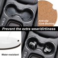 thumbnail image 3 of Wild Stallion Horse Car Coasters for Drinks with A Finger Notch for Easy Removal Cup Holder Coaster Cup Mat Car Interior Accessories 2PCS, 3 of 8
