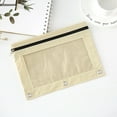 thumbnail image 2 of Pencil Case With Transparent Window Stationery Bag Storage Bag Cute Pencil Case, Aesthetic Pen Pouch Box Storage Container for Organizing School Supplies College for School Office Supplies, 2 of 3