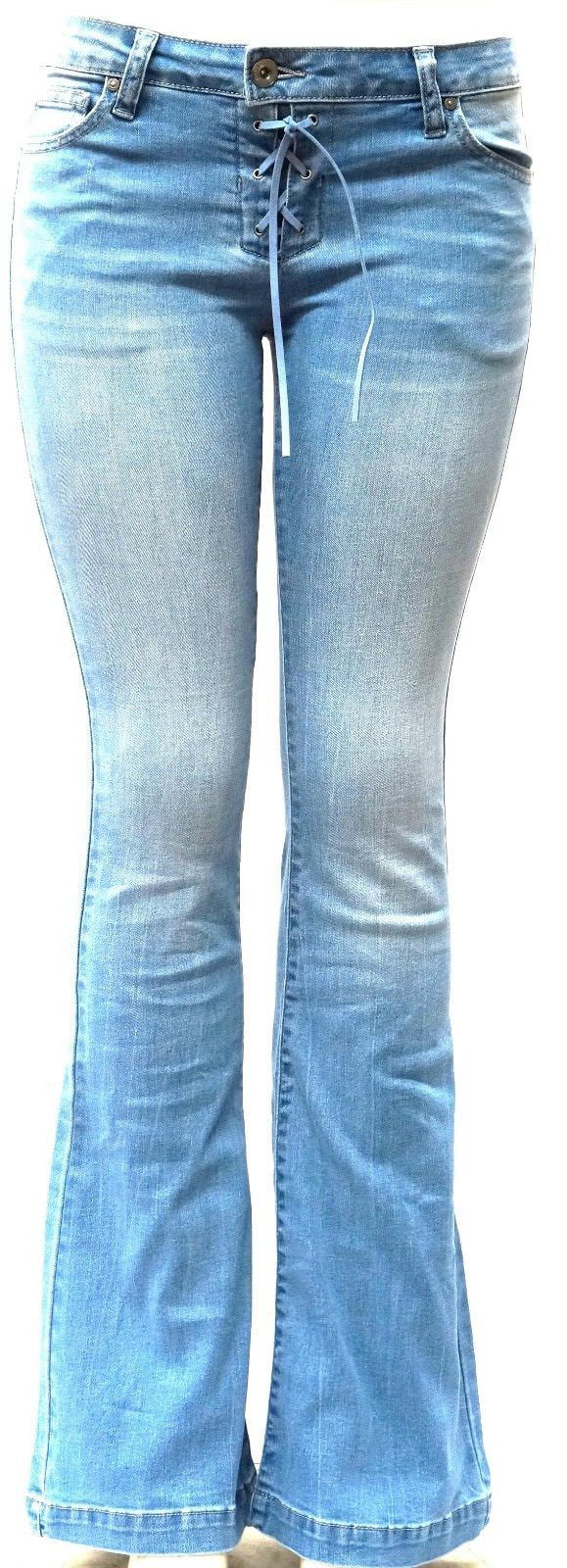 women's 70's bell bottom jeans