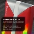 thumbnail image 4 of X Rocker Navigator Floor Rocker Gaming Chair with RGB Lighting and 2.0 Audio, Red, 4 of 11