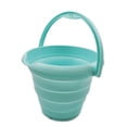 thumbnail image 4 of SAMMART 5L (1.32Gallon) Set of 2 Collapsible Fishing Bucke - Foldable Round Tub - Portable Plastic Water Pail - Space Saving Outdoor Waterpot - Trunk Organizer for All Types of Vehicles, 4 of 8