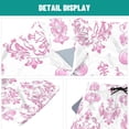 thumbnail image 3 of Mens Hawaiian Sets, 2 Piece Set for Men, Mens Beach Outfit, Pink Bow Lovely Pattern, Mens Matching Shirt and Shorts Set, 3 of 6